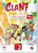 Clan 7 con ¡Hola, amigos! 2. Kursbuch + Code
