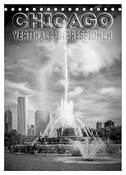 CHICAGO Vertikale Impressionen (Tischkalender 2024 DIN A5 hoch), CALVENDO Monatskalender