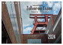 Zeche und Kokerei Zollverein Essen: Industrie-Architektur (Tischkalender 2024 DIN A5 quer), CALVENDO Monatskalender