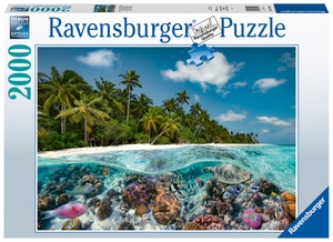 Ravensburger Puzzle 17441 Ein Tauchgang auf den Malediven - 2000 Teile Puzzle für Erwachsene und Kinder ab 14 Jahren. Ravensburger Spieleverlag, 2023.