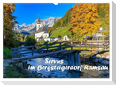 Servus im Bergsteigerdorf Ramsau (Wandkalender 2024 DIN A3 quer), CALVENDO Monatskalender