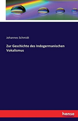 Schmidt, Johannes. Zur Geschichte des Indogermanischen Vokalismus. hansebooks, 2016.