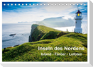 Inseln Des Nordens (Tischkalender 2025 DIN A5 quer), CALVENDO Monatskalender