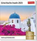 Griechische Inseln Sehnsuchtskalender 2025 - Wochenkalender mit 53 Postkarten