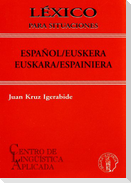 Léxico para situaciones Español /Euskera-Euskara / Espaineiera