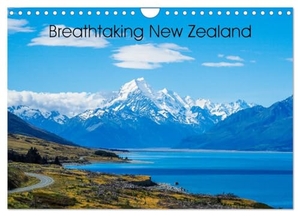 Maas, Christoph. Breathtaking New Zealand (Wall Calendar 2025 DIN A4 landscape), CALVENDO 12 Month Wall Calendar - Experience gorgeous landscapes of New Zealand¿s South Island. Calvendo, 2024.