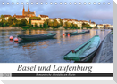 Basel und Laufenburg - Romantische Altstädte am Rhein (Tischkalender 2023 DIN A5 quer)