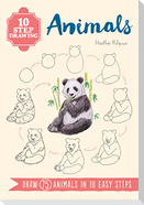 10 Step Drawing: Animals