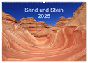Sand und Stein 2025 (Wandkalender 2025 DIN A2 quer), CALVENDO Monatskalender