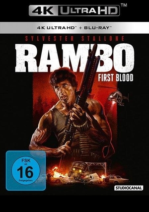 Kozoll, Michael / Stallone, Sylvester et al. Rambo - First Blood - 4K Ultra HD Blu-ray + Blu-ray. StudioCanal, 2000.