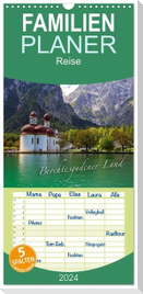 Familienplaner 2024 - Berchtesgadener Land mit 5 Spalten (Wandkalender, 21 x 45 cm) CALVENDO
