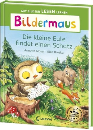 Moser, Annette. Bildermaus - Die kleine Eule findet einen Schatz - Mit Bildern lesen lernen - Ideal für die Vorschule und Leseanfänger ab 5 Jahren - Mit Leselernschrift ABeZeh. Loewe Verlag GmbH, 2024.