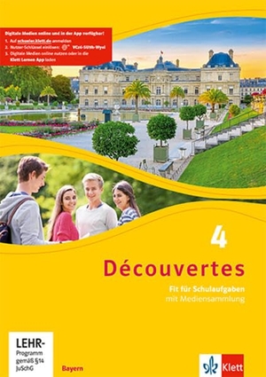 Découvertes 4. Fit für Schulaufgaben mit Mediensammlung. 4. Lernjahr. Ausgabe Bayern - Fit für Schulaufgaben. Klett Ernst /Schulbuch, 2021.