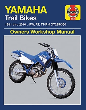 Haynes. Yamaha Trail Bikes ('81-'16). Haynes Publishing Group, 2019.