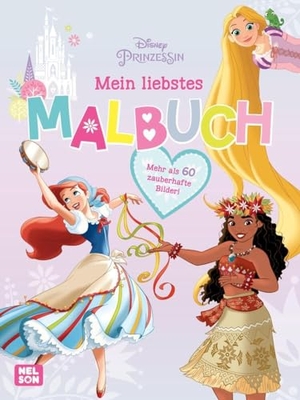 Disney Prinzessin: Mein liebstes Malbuch - Komm mit ein eine zauberhafte Welt!. Nelson Verlag, 2024.