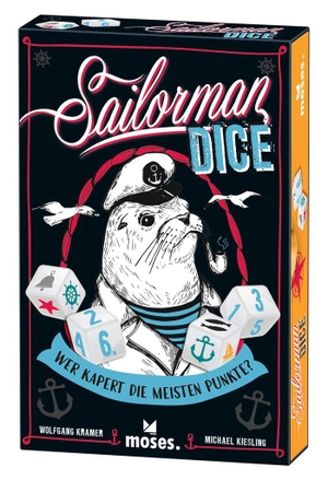 Kramer, Wolfgang / Michael Kiesling. Sailorman Dice - Wer kapert die meisten Punkte?. moses. Verlag GmbH, 2022.