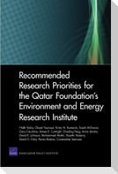 Recommended Research Priorities for the Qatar Foundation's Environment and Energy Research Institute