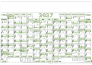Neumann Verlage GmbH & Co. KG (Hrsg.). Plakatkalender 14 Mon Blauer Engel 1 Stk. gerollt 2027. Neumann Verlage GmbH & Co, 2026.