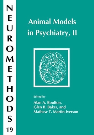 Boulton, Alan A. / Mathew T. Martin-Iverson et al (Hrsg.). Animal Models in Psychiatry, II. Humana Press, 1991.