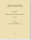 World List of Crystallographic Computer Programs