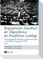 Biographisches Handbuch der Abgeordneten des Preußischen Landtags