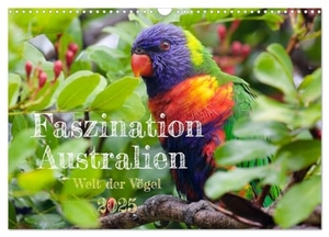 Anders, Holm. Faszination Australien - Welt der Vögel (Wandkalender 2025 DIN A3 quer), CALVENDO Monatskalender - Australien ist bekannt für seine außerordentliche Vielfalt farbenfroher Vögel. Auf einer Reise durch Australien sind sie ständiger Begleiter.. Calvendo, 2024.