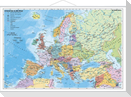 Staaten Europas, politisch 1 : 7 200 000. Wandkarte Kleinformat mit Metallstäben