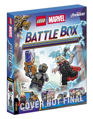 LEGO® MARVEL - Battle Box - mit 2 LEGO® Minifiguren "Thor und Chitauri", doppelseitiges Poster, 2 Büchern und 30 Karten. AMEET sp. z o.o., 2026.
