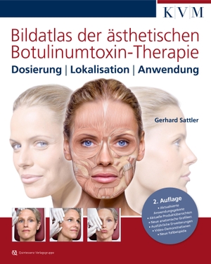 Sattler, Gerhard. Bildatlas der ästhetischen Botulinumtoxin-Therapie - Dosierung - Lokalisation - Anwendung. KVM-Der Medizinverlag, 2017.