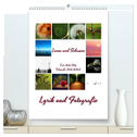 Lyrik und Fotografie - Lesen und Schauen (hochwertiger Premium Wandkalender 2024 DIN A2 hoch), Kunstdruck in Hochglanz