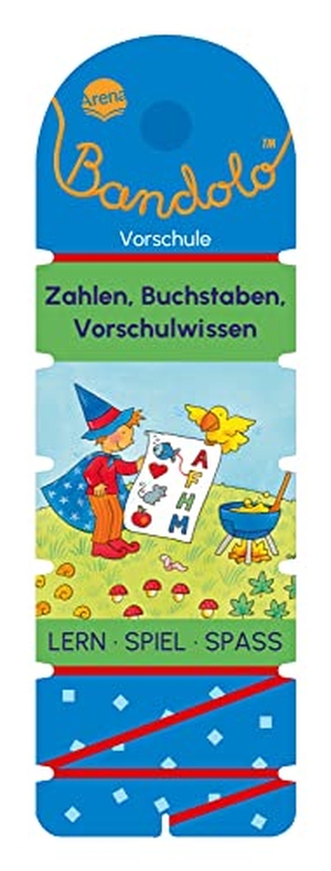Barnhusen, Friederike. Bandolo. Zahlen, Buchstaben, Vorschulwissen - Lernspiel mit Lösungskontrolle für Kinder ab 5 Jahren. Arena Verlag GmbH, 2023.