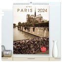 altes Paris 2024 (hochwertiger Premium Wandkalender 2024 DIN A2 hoch), Kunstdruck in Hochglanz