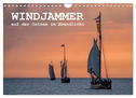 Windjammer auf der Ostsee im Abendlicht (Wandkalender 2024 DIN A4 quer), CALVENDO Monatskalender