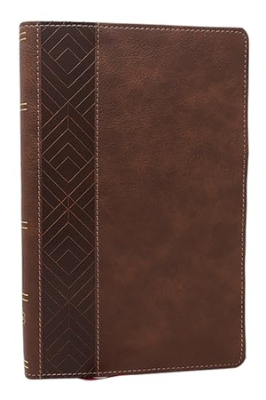 Nelson, Thomas. NKJV, Personal Size New Testament, Brown Leathersoft, Red Letter, Comfort Print. Thomas Nelson Publishers, 2025.