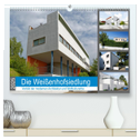 Die Weißenhofsiedlung - Vorbild der modernen Architektur und Weltkulturerbe (hochwertiger Premium Wandkalender 2025 DIN A2 quer), Kunstdruck in Hochglanz