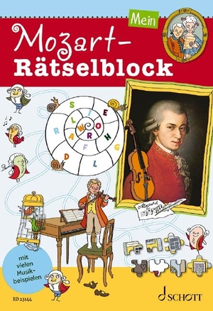 Mein Mozart-Rätselblock - Ausgabe mit Online-Audiodatei.. Schott Music, 2021.