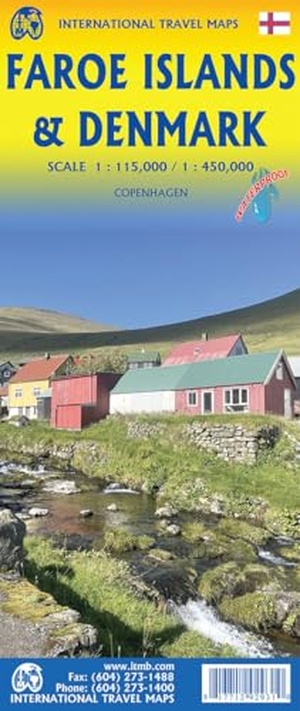 Faroer Islands/Denmark - 1:115000. International Travel Maps, 2026.