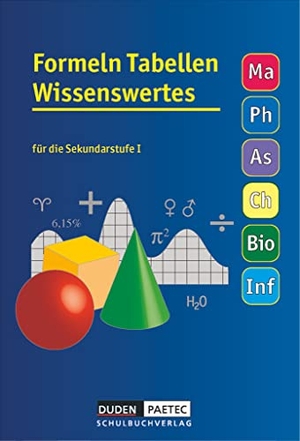 Bahro, Uwe / Becker, Frank-Michael et al. Formelsammlung 5.-10. Schuljahr Tabellen Wissenswertes. Duden Schulbuch, 2001.