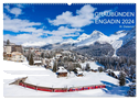 Graubünden Engadin 2024 (Wandkalender 2024 DIN A2 quer), CALVENDO Monatskalender