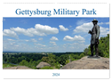 Gettysburg Military Park (Wandkalender 2024 DIN A2 quer), CALVENDO Monatskalender
