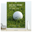 Der Golf-Teetime Planer für das ganze Jahr / Planer (hochwertiger Premium Wandkalender 2025 DIN A2 hoch), Kunstdruck in Hochglanz