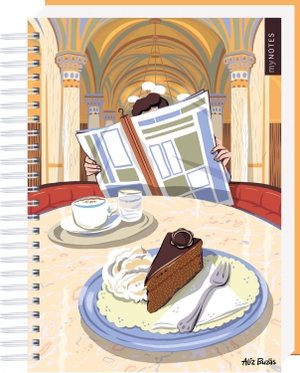 myNOTES Papeterie: Ringbuch Österreich - Ein Besuch im Kaffeehaus. Ars Edition GmbH, 2026.
