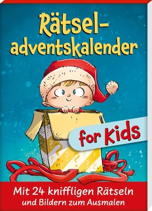 Lückel, Kristin. Rätseladventskalender for Kids 3 - Mit 24 kniffligen Rätseln und Bildern zum Ausmalen. Kaufmann Ernst Vlg GmbH, 2024.