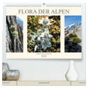 Flora der Alpen (hochwertiger Premium Wandkalender 2024 DIN A2 quer), Kunstdruck in Hochglanz