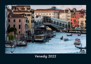 Tobias Becker. Venedig 2022 Fotokalender DIN A5 - Monatskalender mit Bild-Motiven aus Orten und Städten, Ländern und Kontinenten. Vero Kalender, 2021.