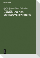 Handbuch des Schiedsverfahrens