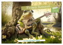 Frosch Konzert (Wandkalender 2024 DIN A2 quer), CALVENDO Monatskalender