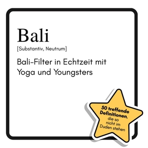 Herrmann, Samuel. Bali - Bali-Filter in Echtzeit mit Yoga und Youngsters. FlipFlop, 2025.