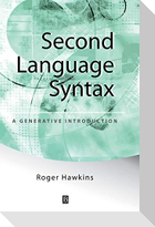 Second Language Syntax