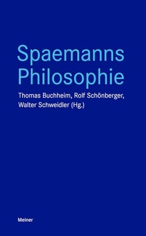 Buchheim, Thomas / Rolf Schönberger et al (Hrsg.). Spaemanns Philosophie. Meiner Felix Verlag GmbH, 2024.